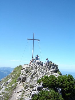 Gipfelkreuz des Rubihorns